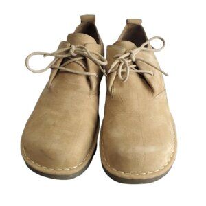 Cole Haan Country men's nubuck leather oxford beige shoes size 12M